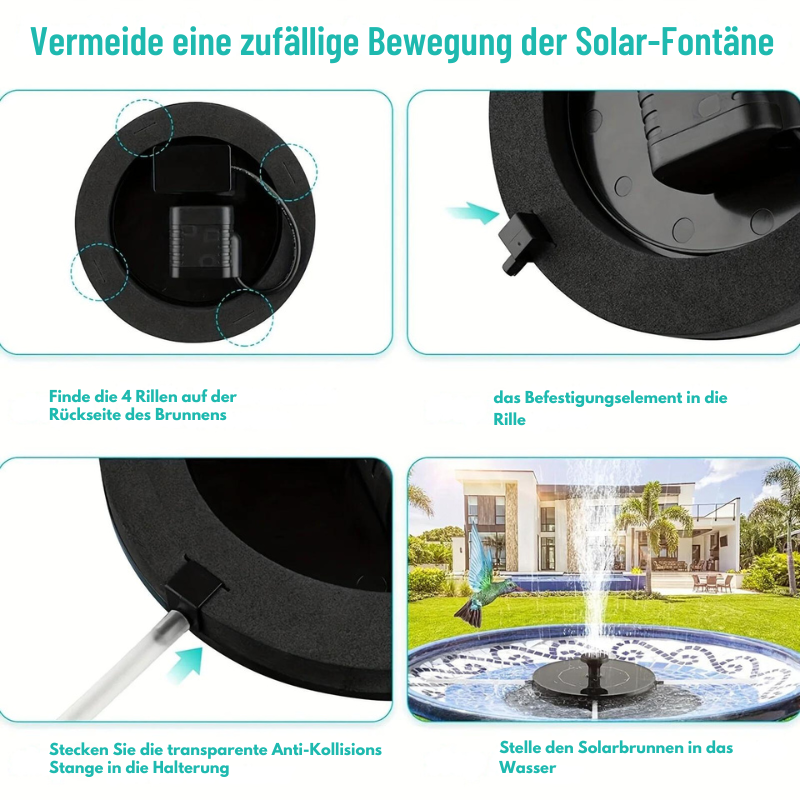 SunBath™ | Solar Fountain Pump for Bird Bath