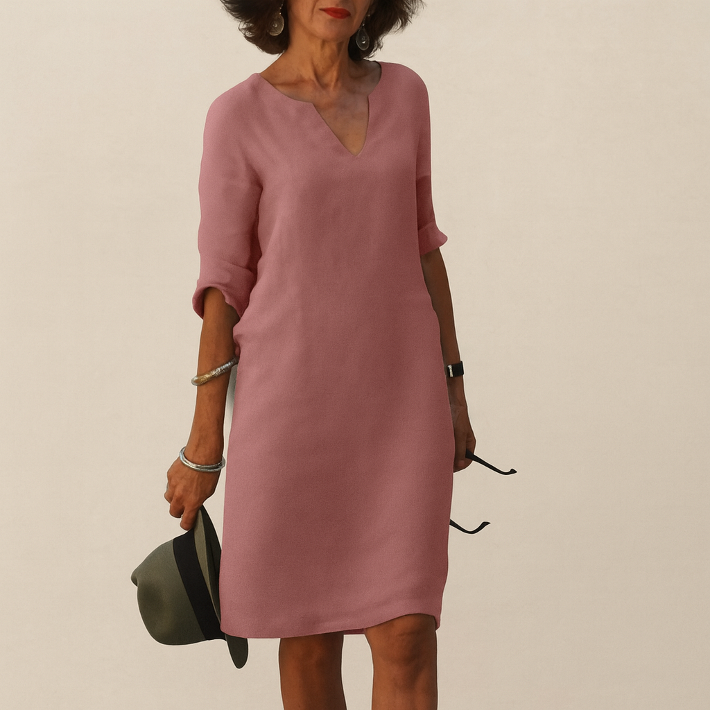 Flowing dress with timeless elegance