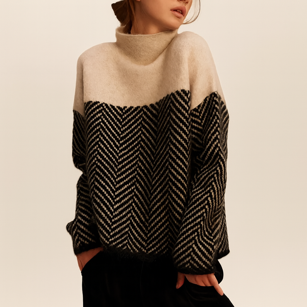 Premium turtleneck made from fine knit