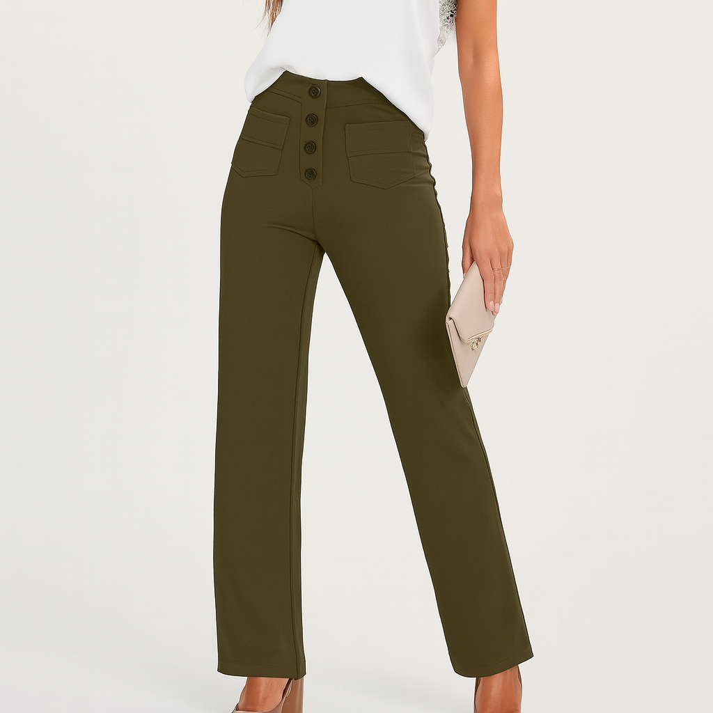 Diana™ | Stylish & elastic high-waisted pants