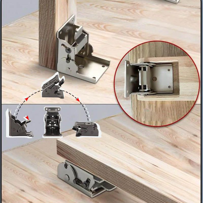 FlexiLock™ | Self-Locking Folding Table Hinge (2+2 FREE)