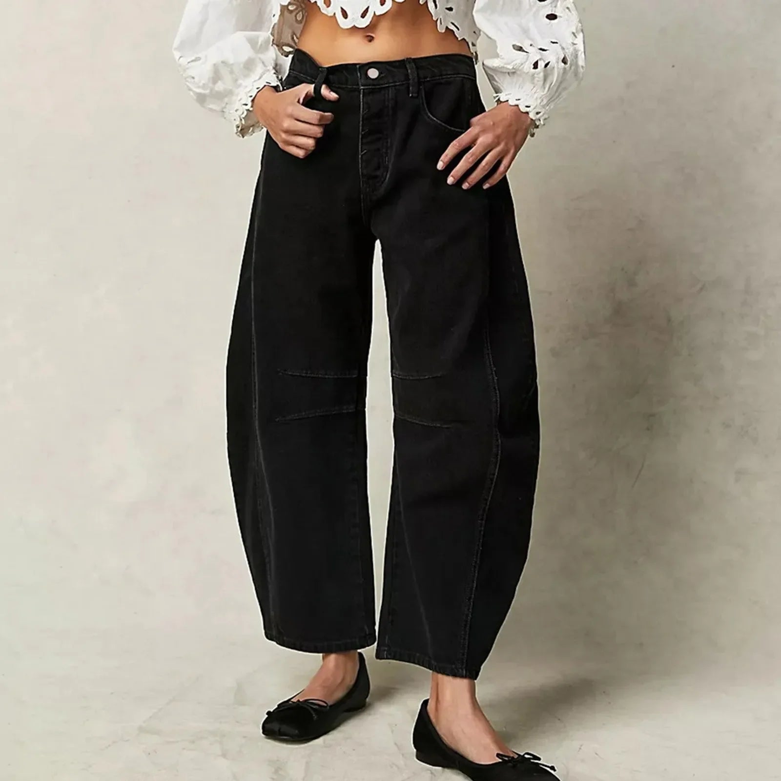 Emma - Wide leg comfort jeans
