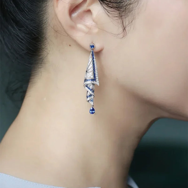 GemAura™ | Vintage Silver Earrings