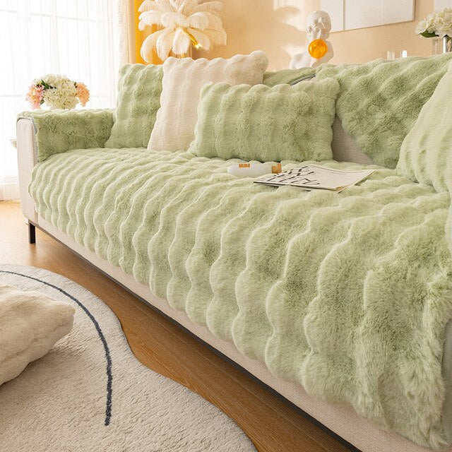 ComfySofa™ | Ultra-soft fleece sofa cover